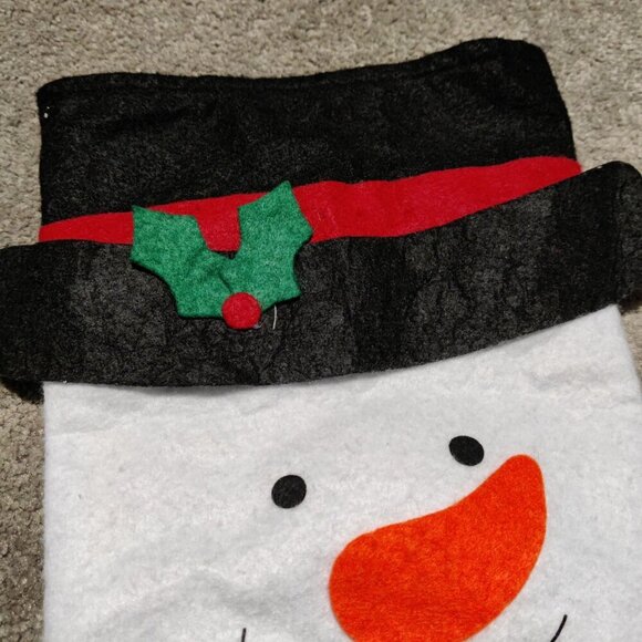 Snowman Christmas Stocking Kids Traditions Holidays Santa - Picture 2 of 6